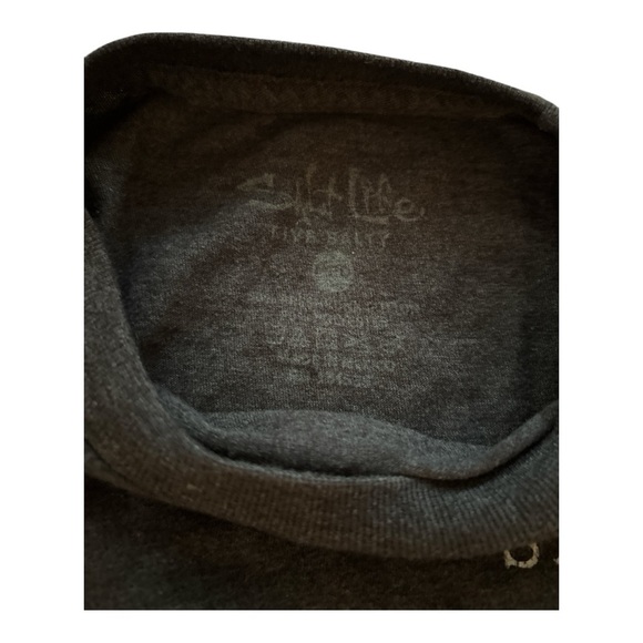 Salt Life Gray and Red Long Sleeve Tee - Picture 3 of 3